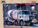 Western Star 4900 SA Twin Steer Mixer 2008 года
